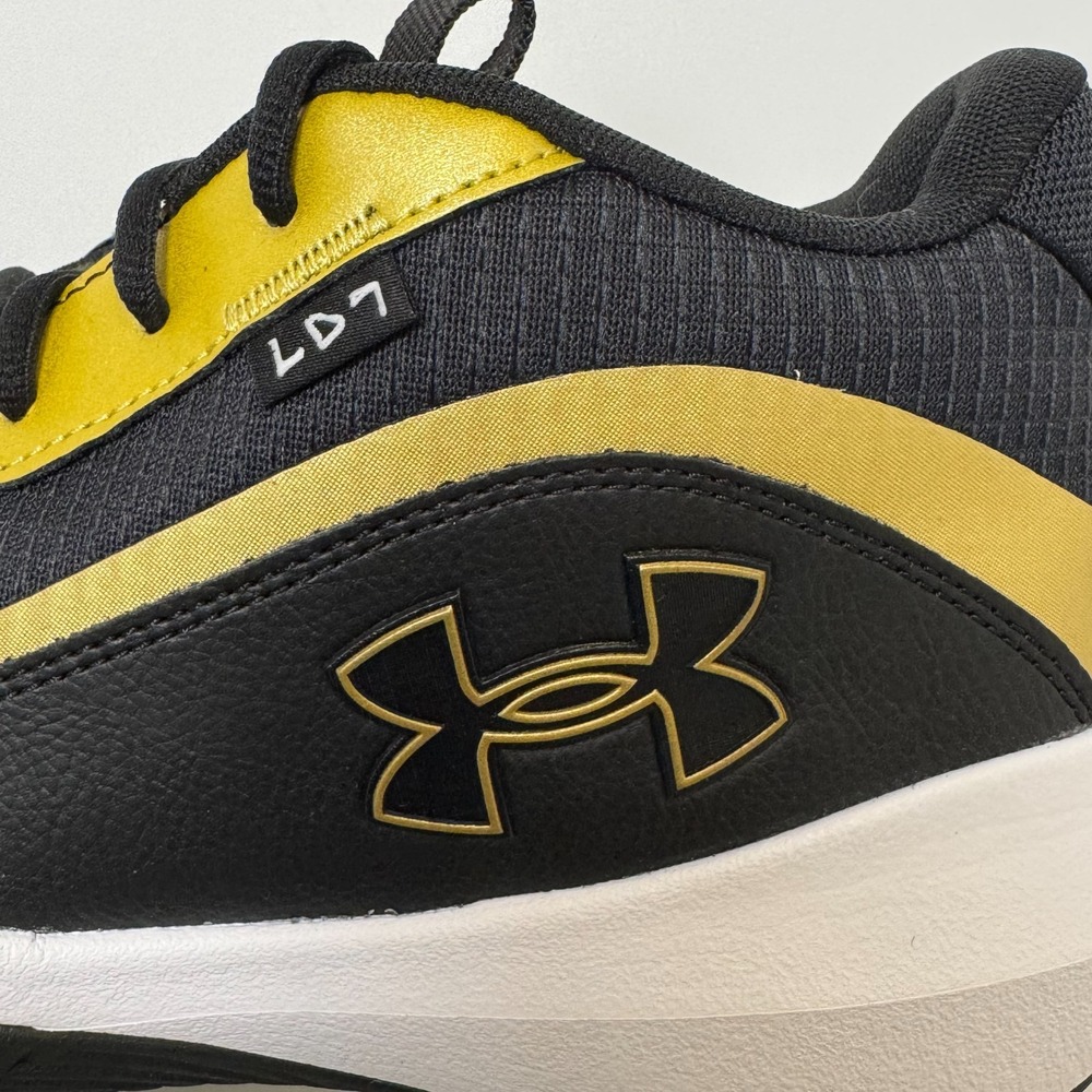 Under Armour Men 11 Basketball Shoes UA Lockdown 7 Black Gold 3028512-001 W 12.5 - Picture 14 of 16